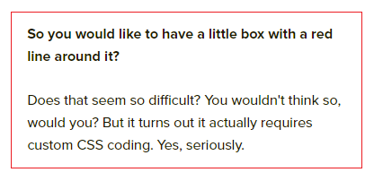 Simple styling of Squarespace text